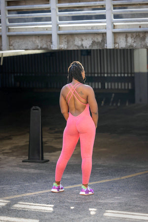 Criss Cross Jumpsuit - Amira Fit