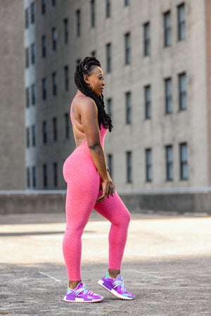 Criss Cross Jumpsuit - Amira Fit