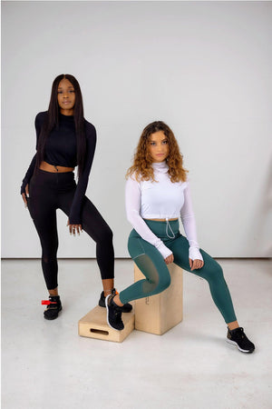 Peekaboo High-waist Leggings - Amira Fit