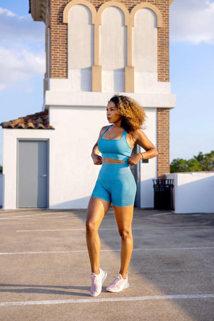 Valor Short Set (green) - Amira Fit