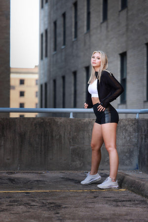 Women's Fitness workout jacket leggings