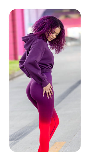 Ombre Contour Leggings - Amira Fit