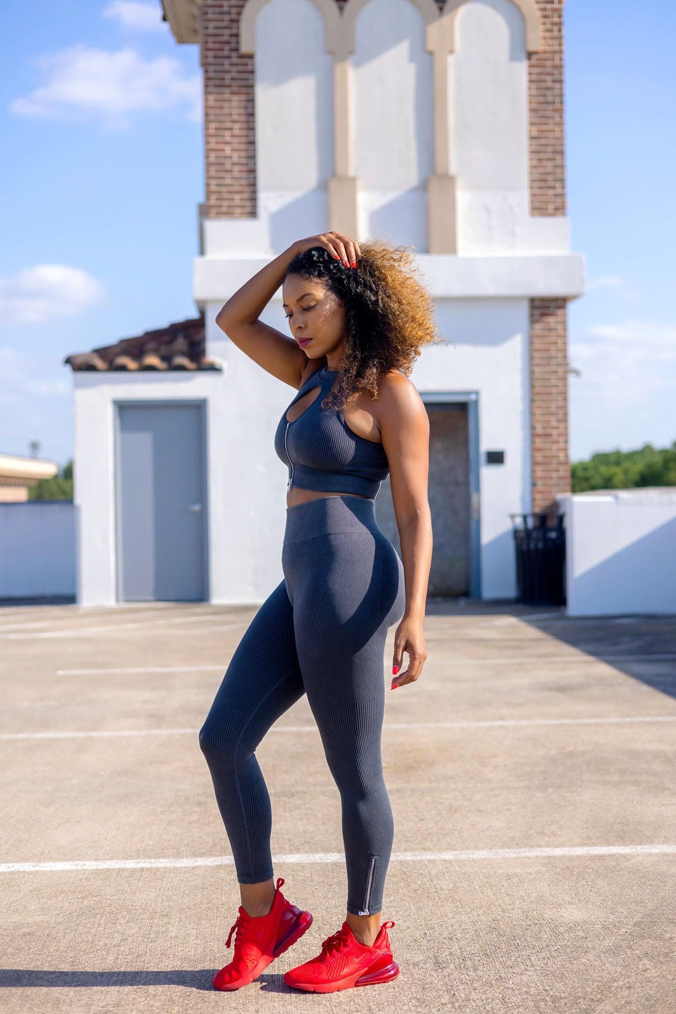 women's leggings set active fitness wear